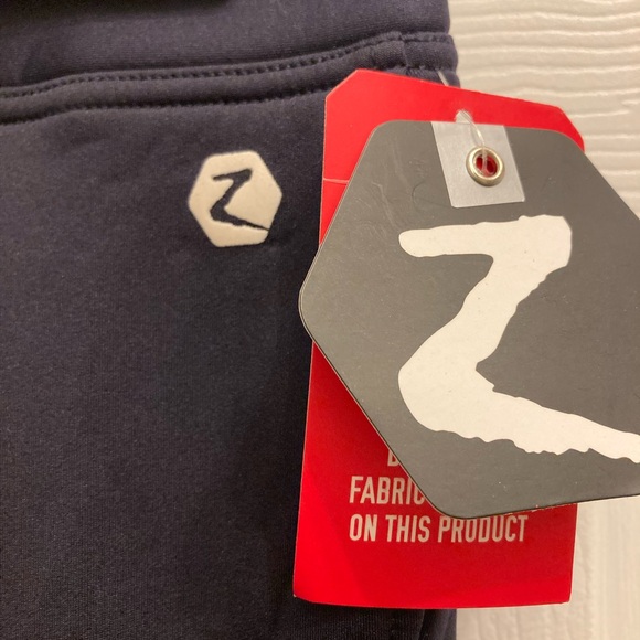 NWT Horze Equestrian knee patch winter tights Navy size 170/US 14-16 - Picture 2 of 9